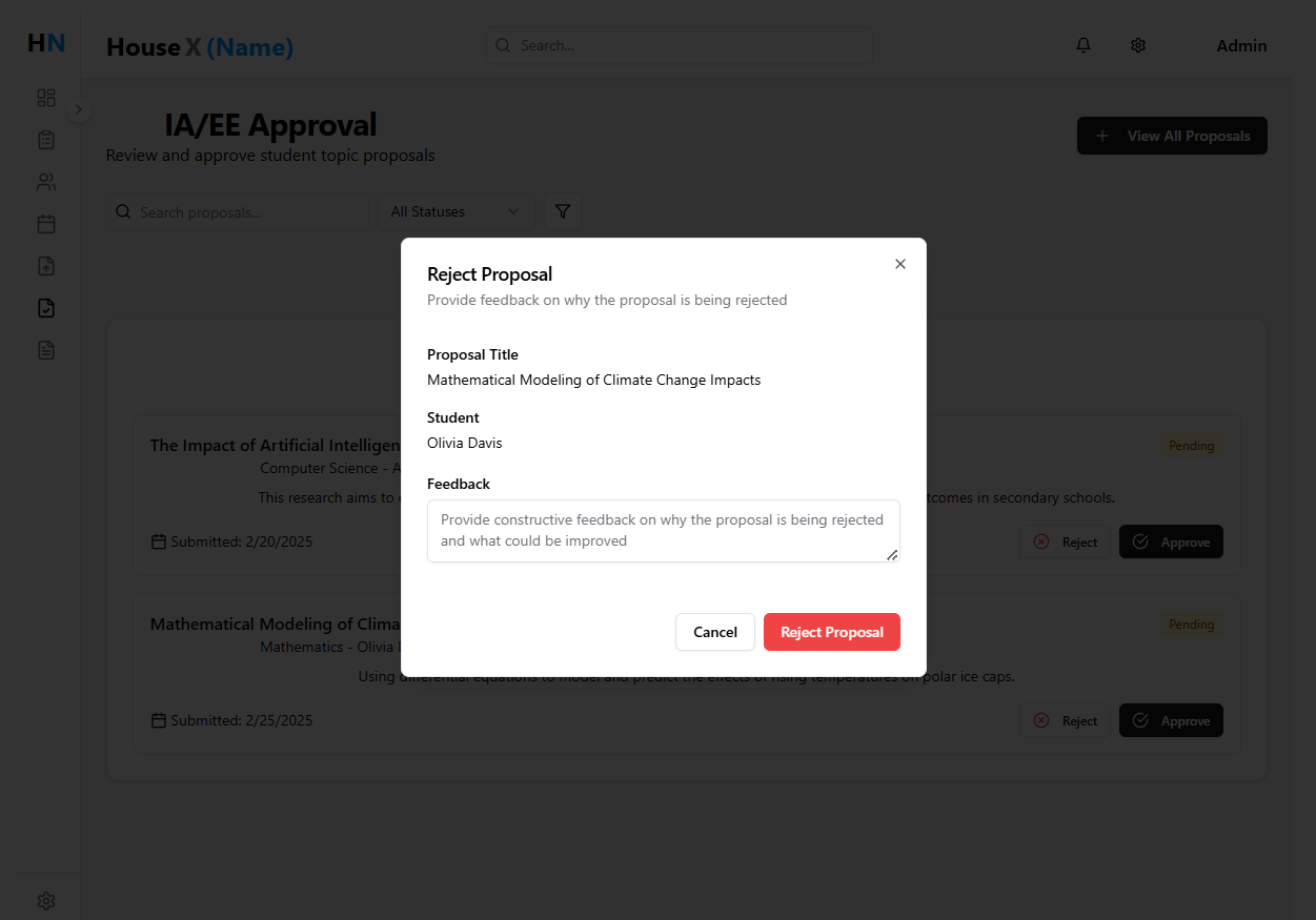 IA/EE Approval Process